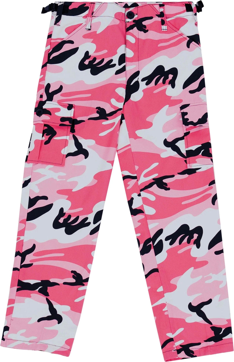 Kids Cargo Pants - Pink Camo / Xs