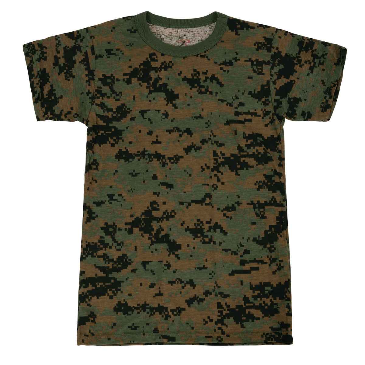 Kids Digital Camo T-shirt - Woodland / Xs