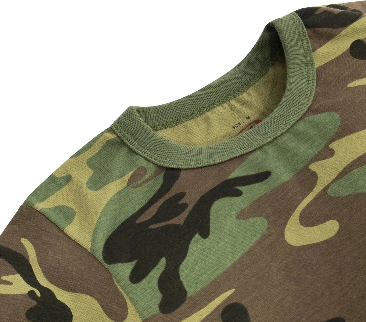 Kids Long Sleeve Camo T-shirt