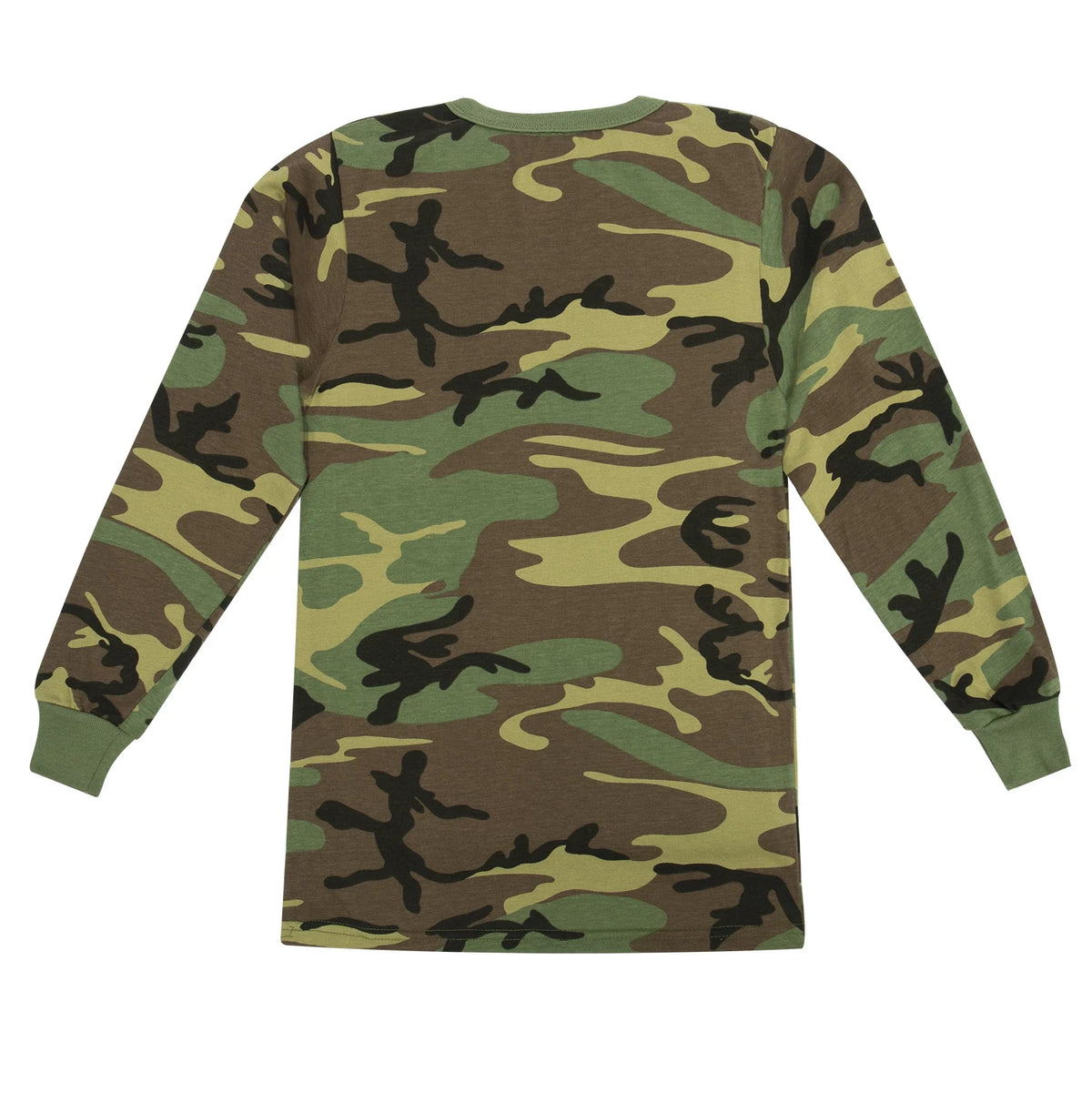 Kids Long Sleeve Camo T-shirt