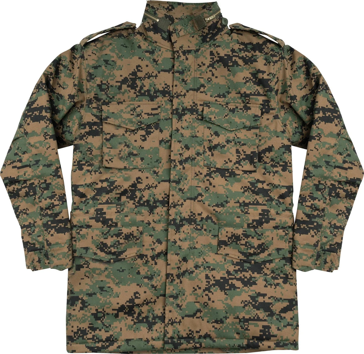 Kid’s M-65 Field Jacket - Woodland Digital Camo / s