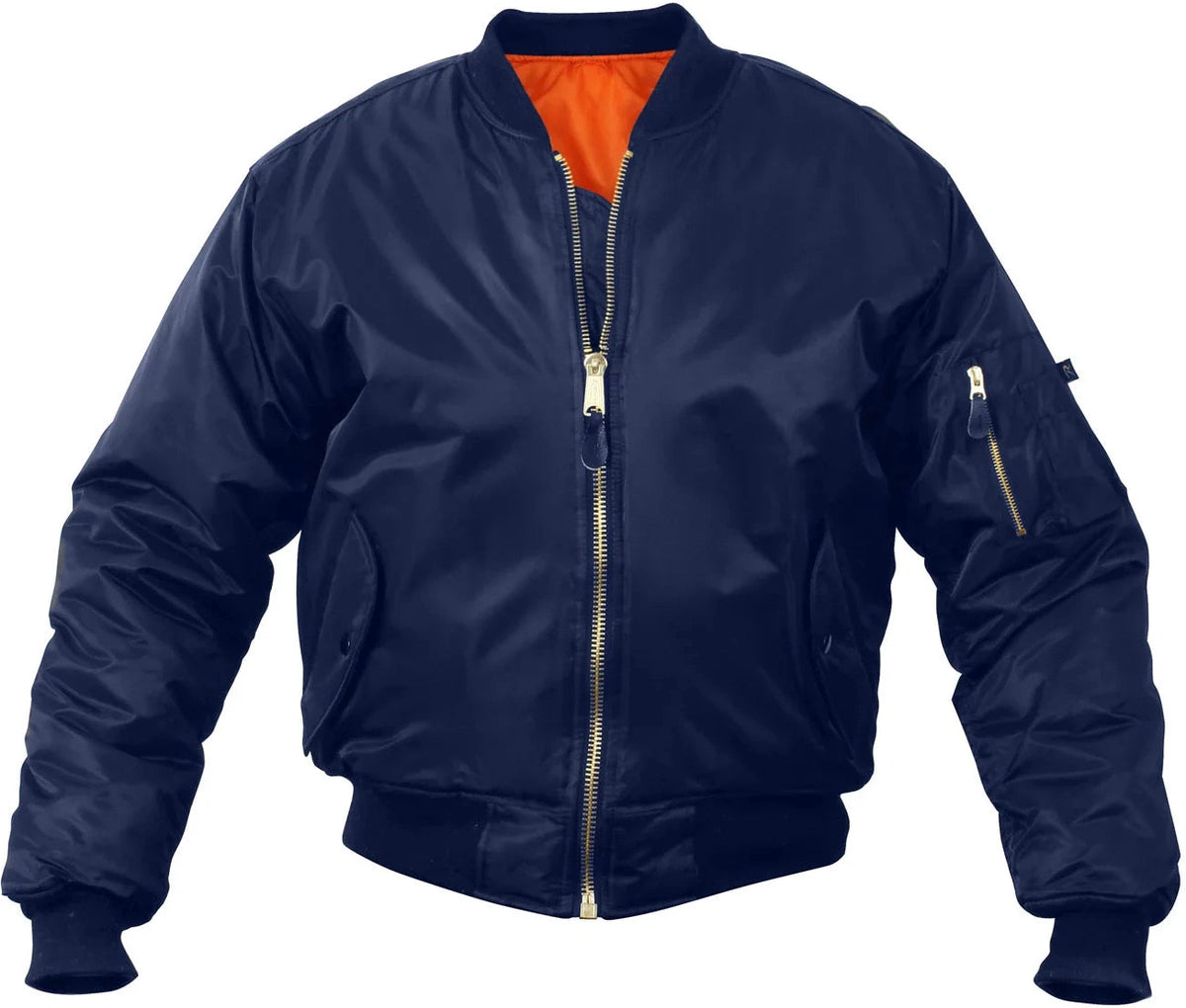Kids Ma-1 Flight Jacket - Navy Blue / s