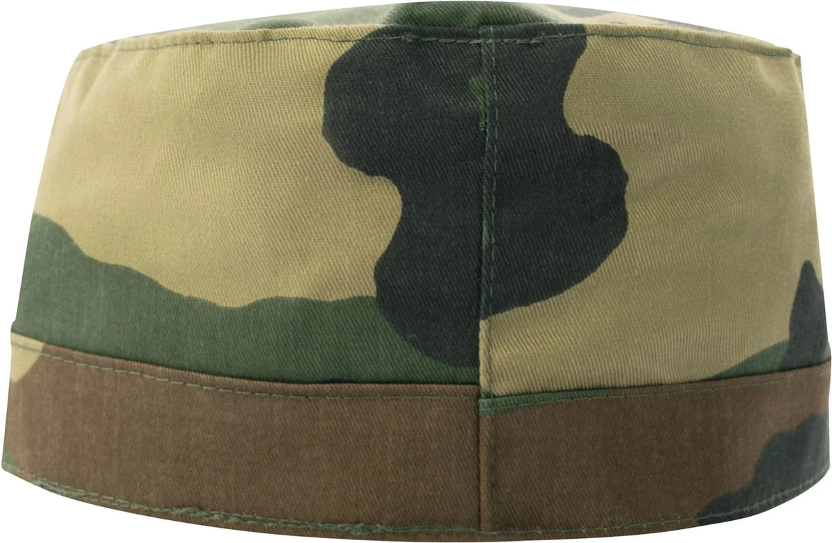 Kids Military Fatigue Cap - Woodland Camo