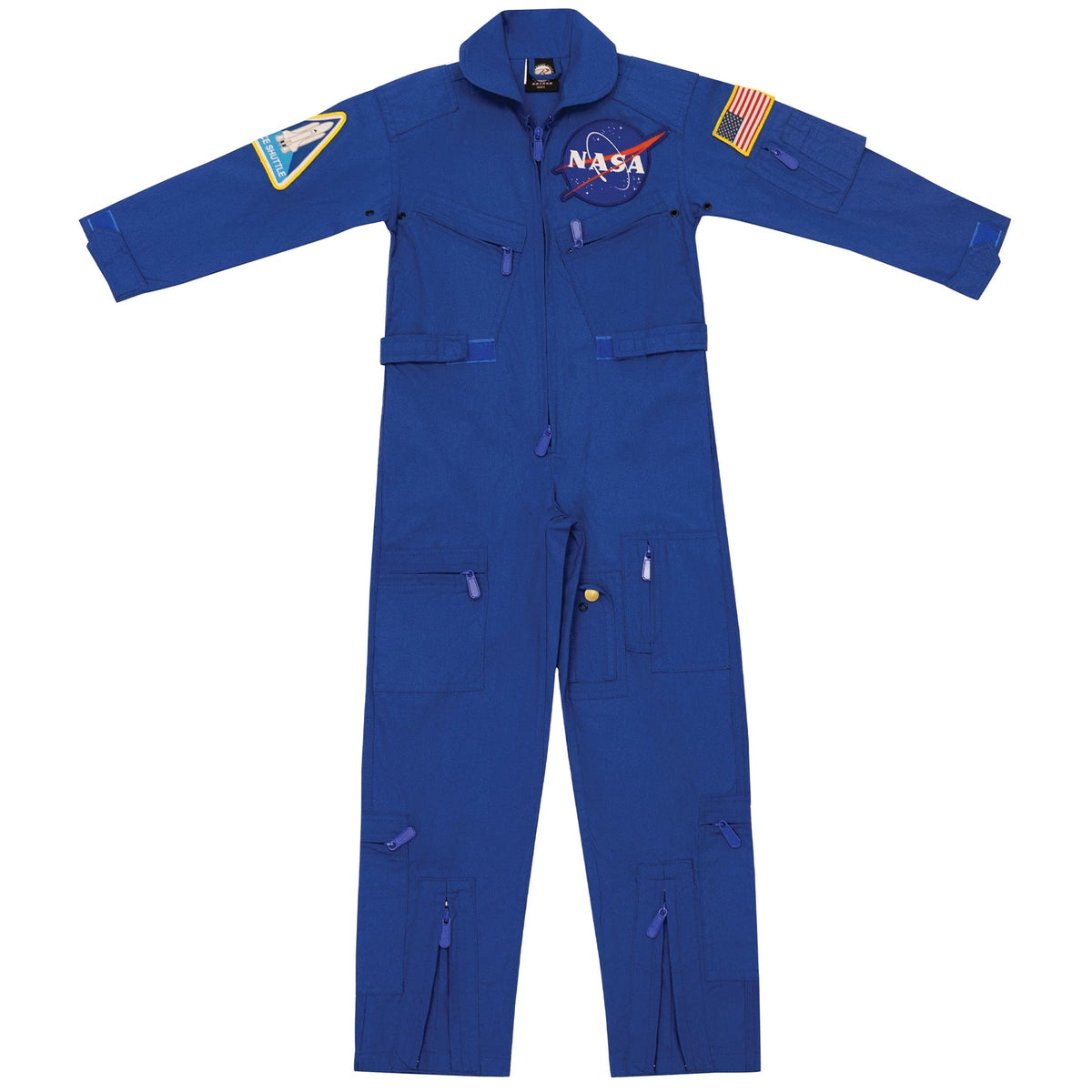 Kids Nasa Flight Coveralls with Official Patch - Xs