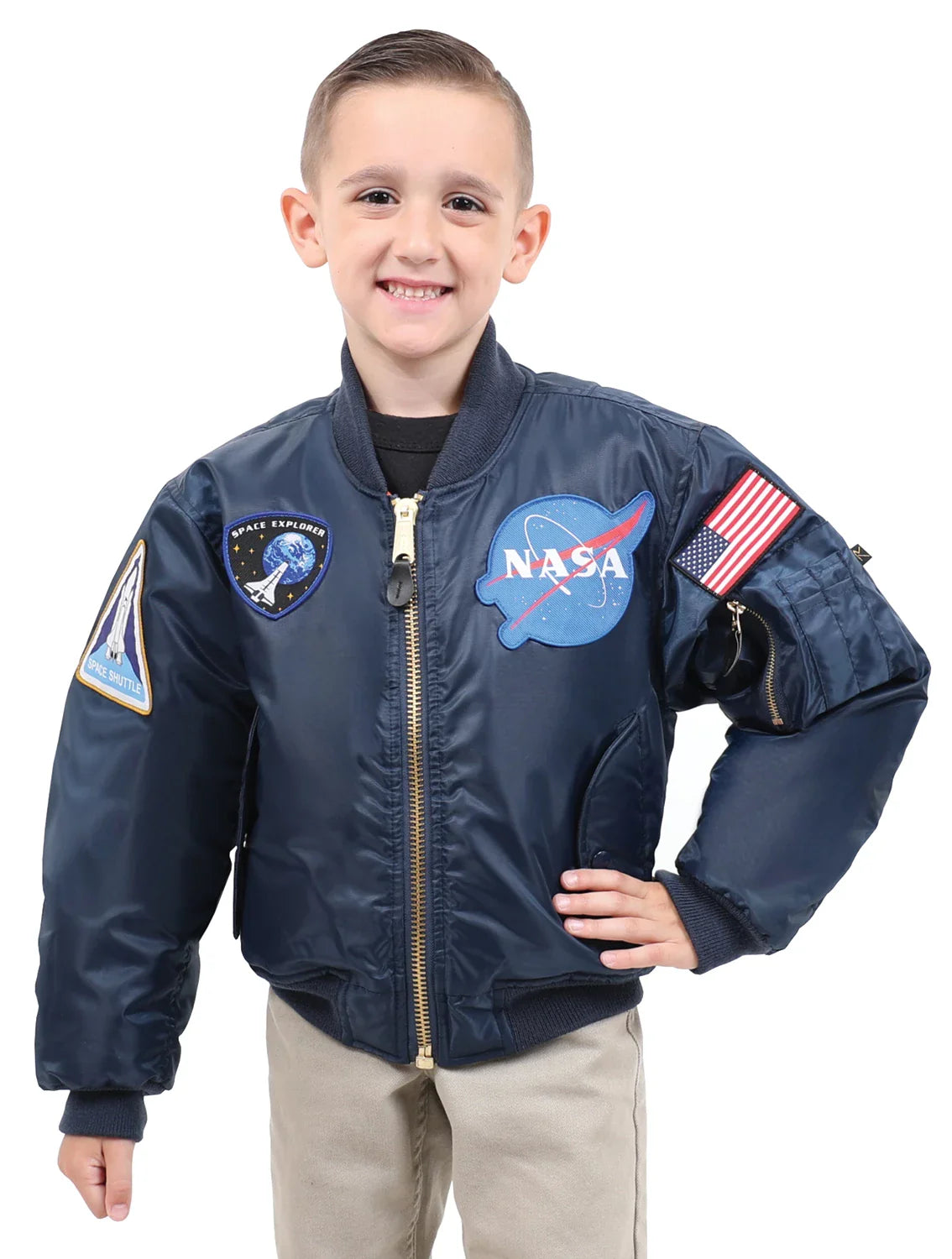 Kids Nasa Ma-1 Flight Jacket