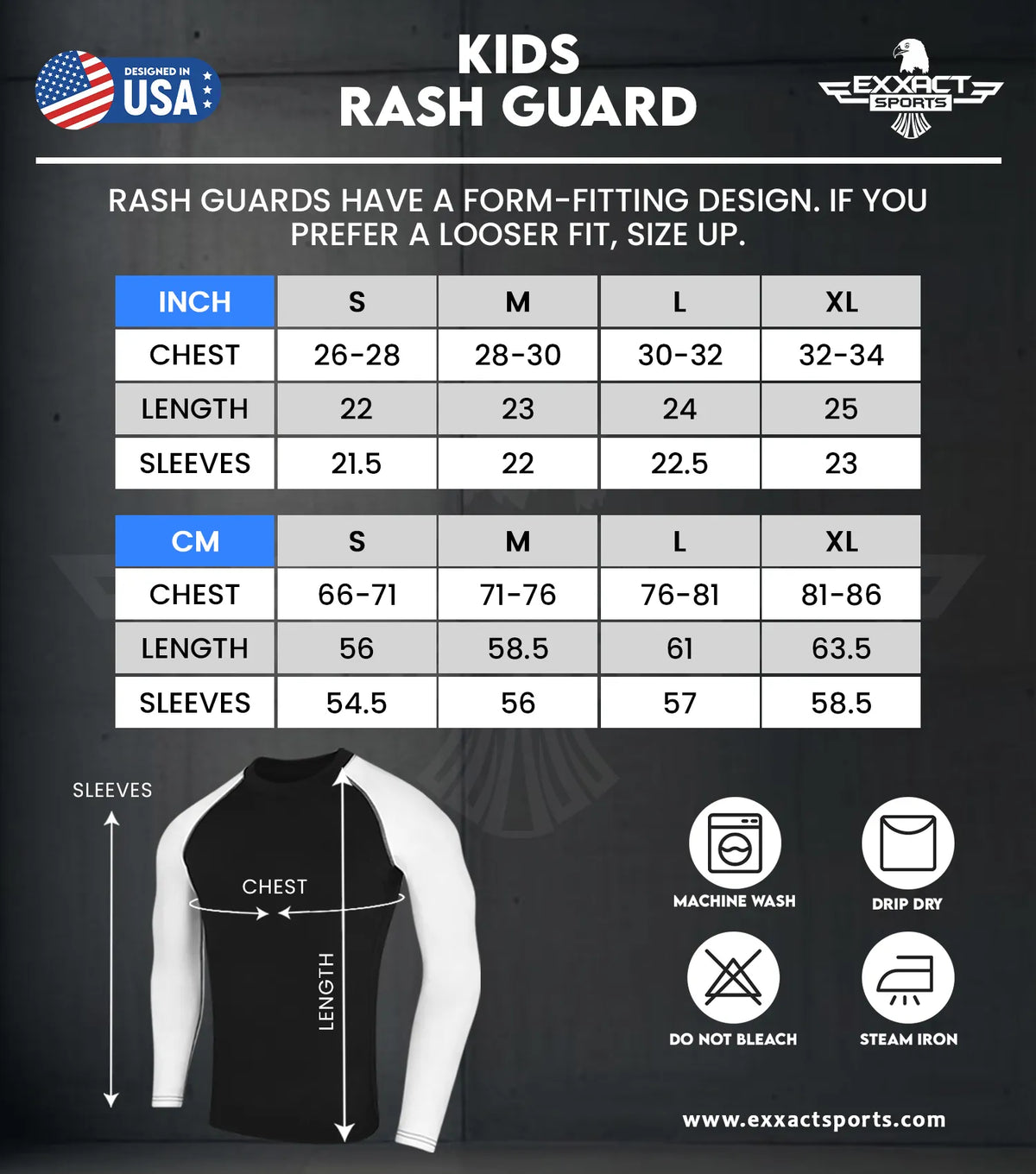 Kids White Bjj Rash Guard Long Sleeve