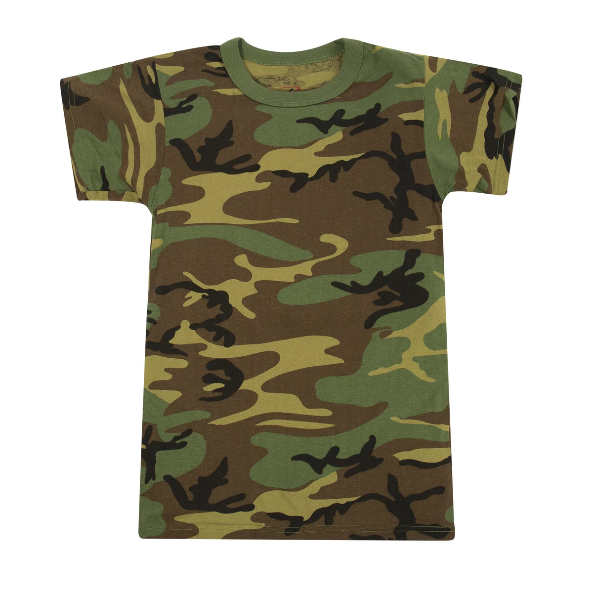 Kids Woodland Camo Heavyweight T-shirt