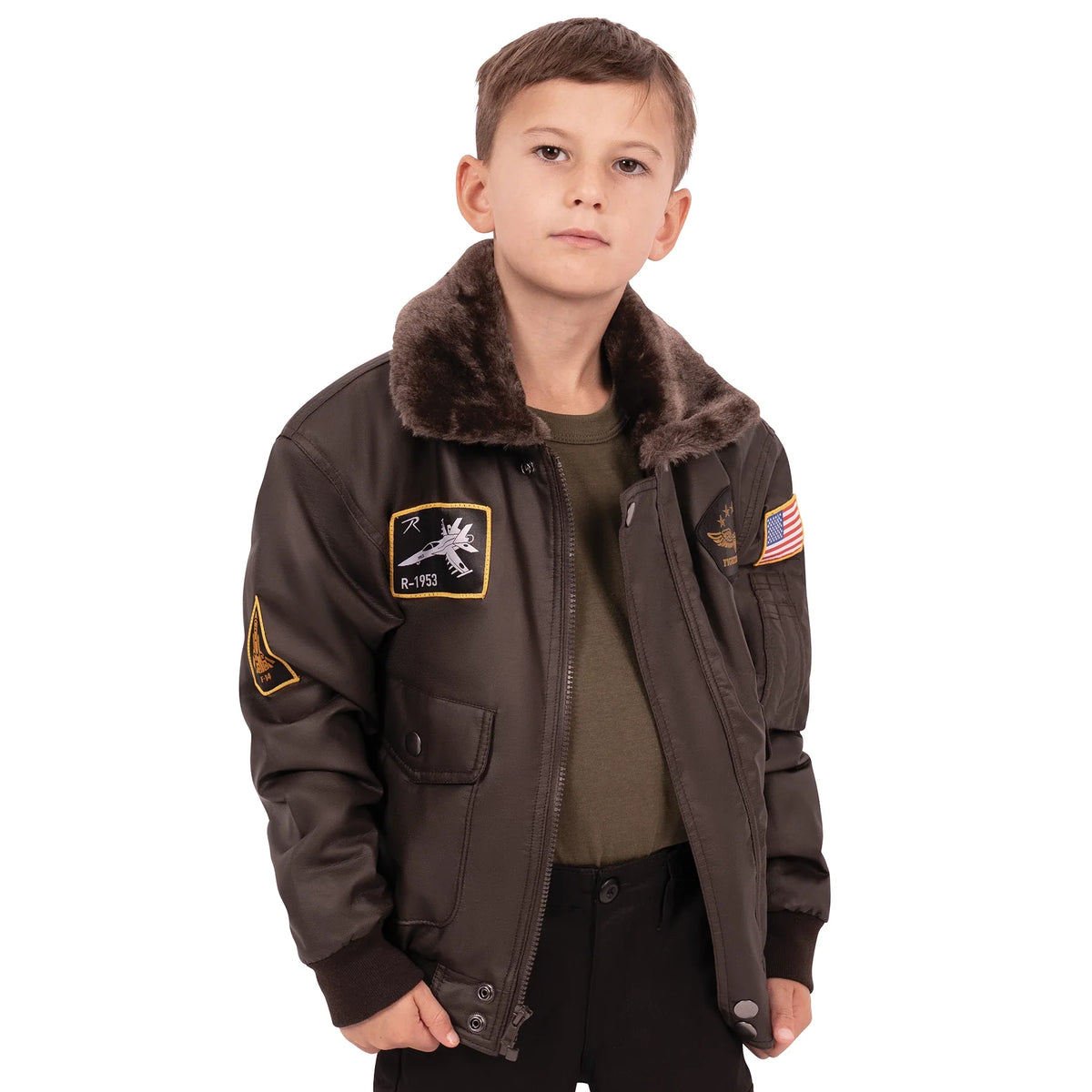 Kids Wwii Aviator Flight Jacket