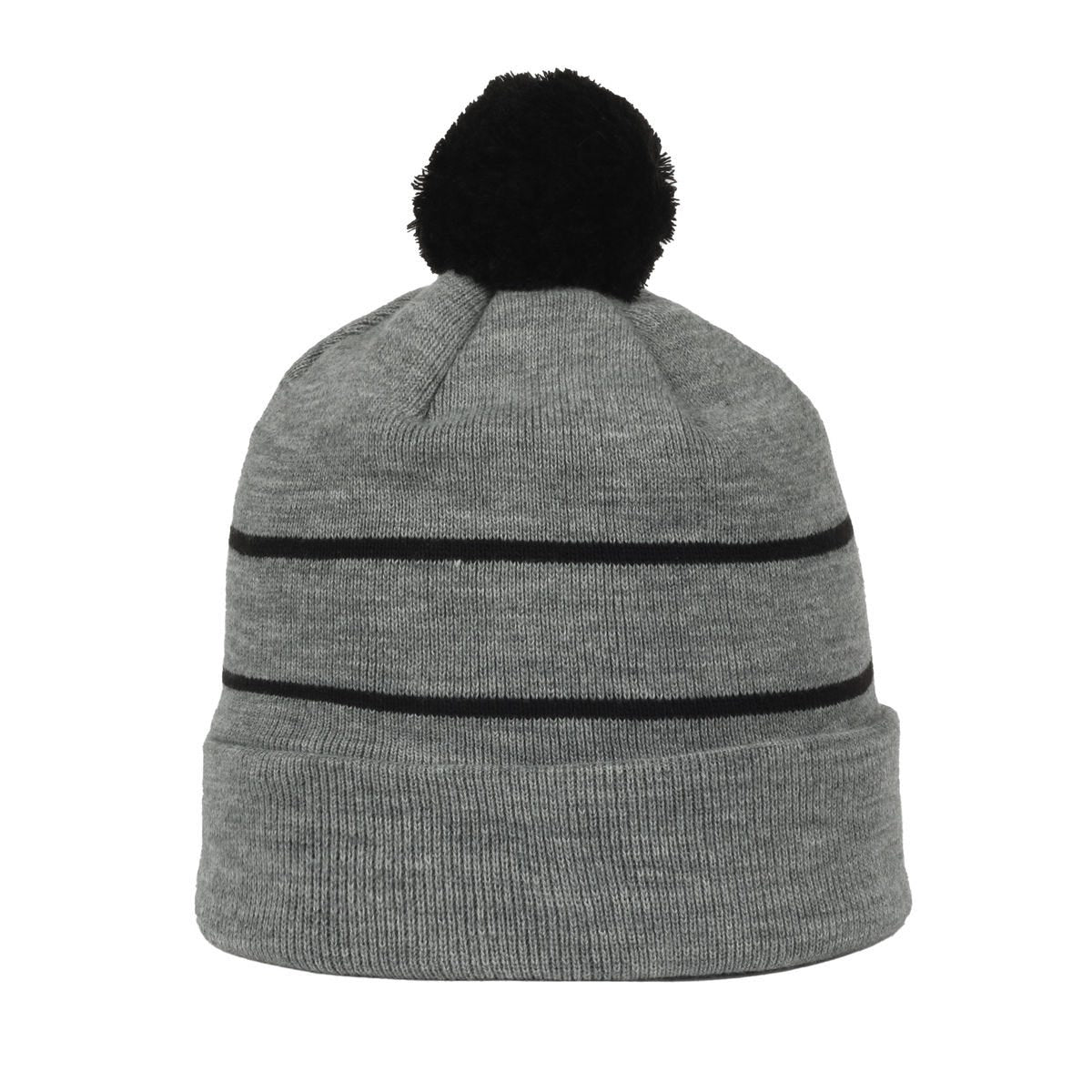 Legendary Headwear KILLINGTON Pom Cuffed Knit Beanie - Heathered Grey/Black