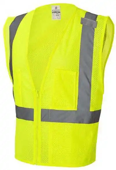 Kishigo 1085 1086 Ultra Cool Mesh Vest with Pockets Lime