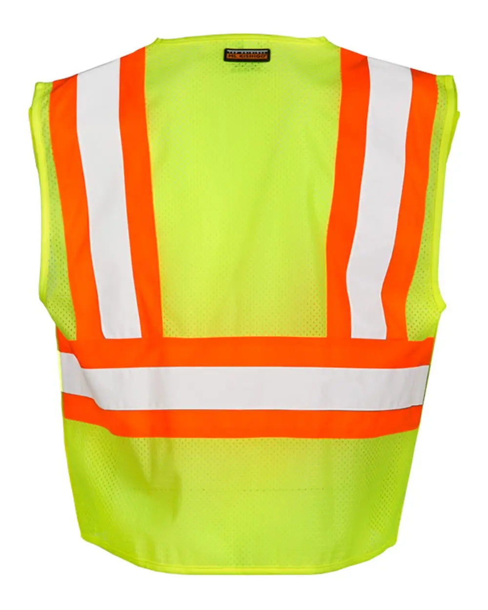 Kishigo 1174-1176 Contrasting Mesh Breakaway Vest - Lime