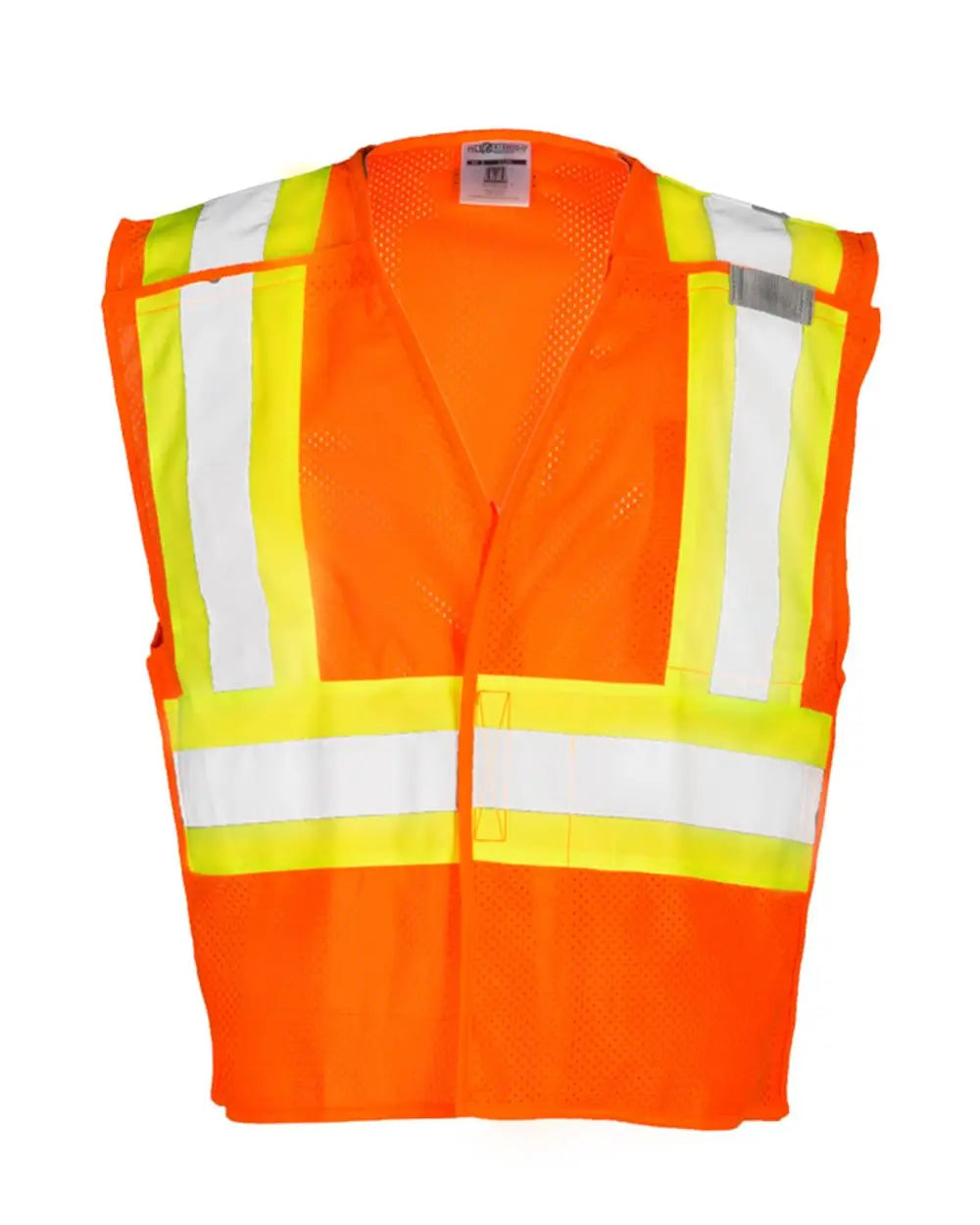 Kishigo 1174-1176 Contrasting Mesh Breakaway Vest - Orange - Forest / s