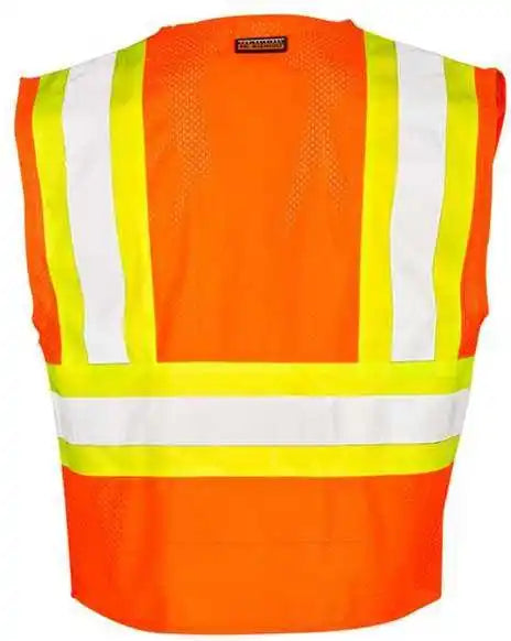 Kishigo 1174-1176 Contrasting Mesh Breakaway Vest - Orange