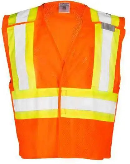 Kishigo 1174-1176 Contrasting Mesh Breakaway Vest - Orange