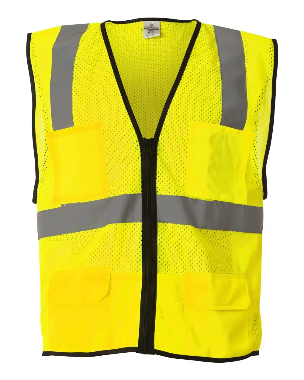 Kishigo 1191-1192 Economy Mesh 6-pocket Vest - Lime