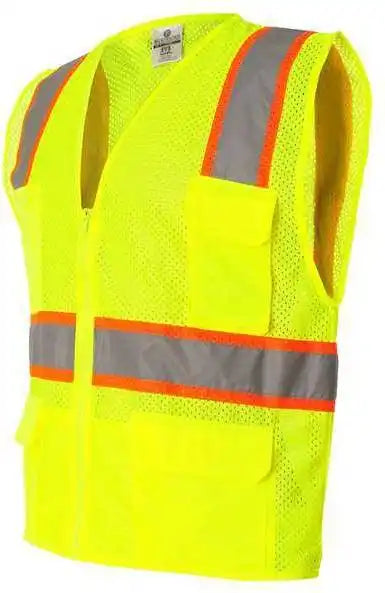 Kishigo 1195 1196 Ultra Cool Multi Pocket Vest Lime