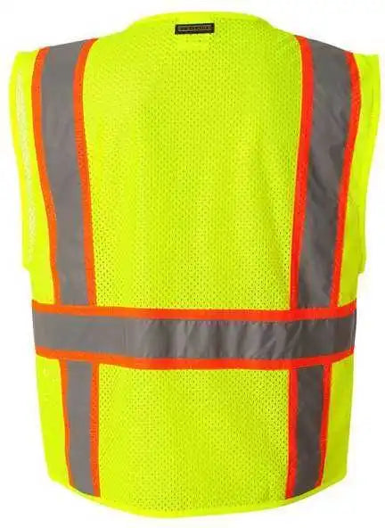Kishigo 1195 1196 Ultra Cool Multi Pocket Vest Lime