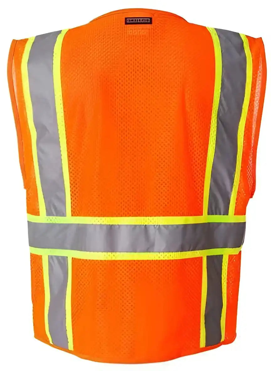 Kishigo 1195 1196 Ultra Cool Multi Pocket Vest Orange