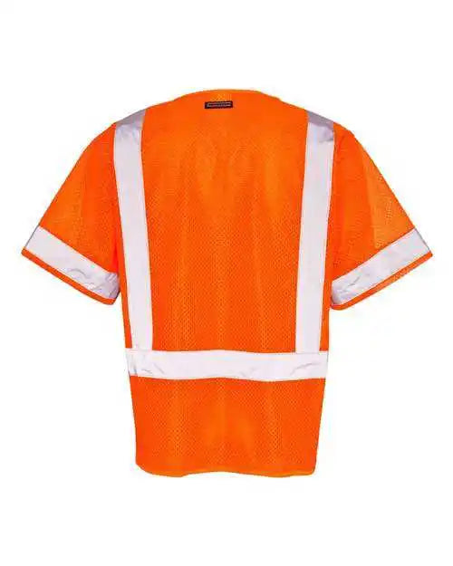 Kishigo 1264-1265 Class 3 Economy Vest - Orange