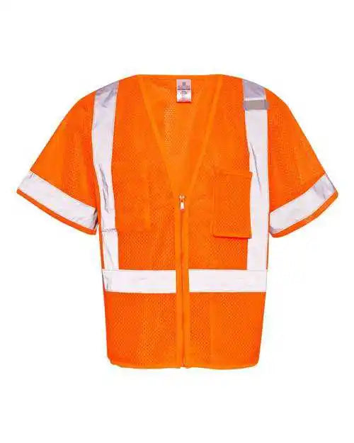 Kishigo 1264-1265 Class 3 Economy Vest - Orange