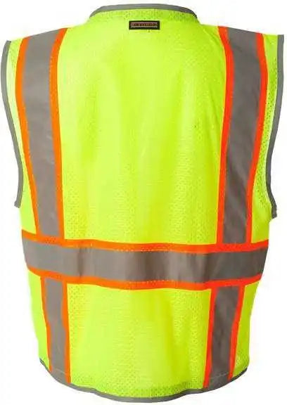 Kishigo 1510 1511 Premium Brilliant Series Heavy Duty Class 2 Vest Lime