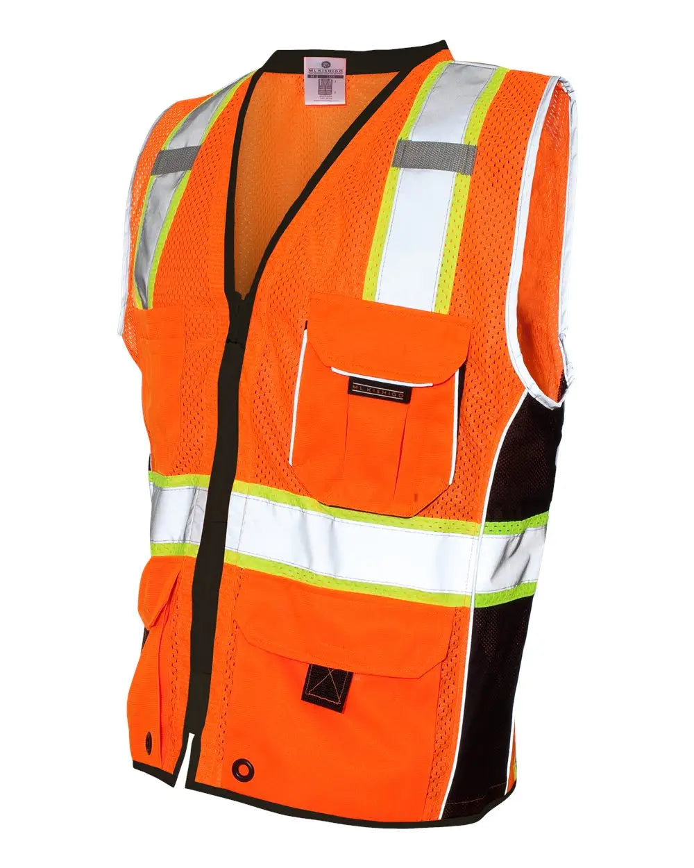 Kishigo 1513-1514 Premium Black Series Heavy-duty Vest - Orange