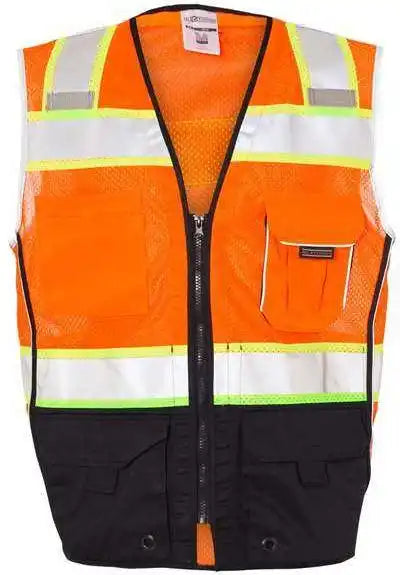 Kishigo 1515-1516 Premium Black Series Bottom Class 2 Vest - Orange