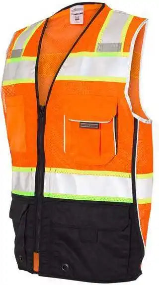 Kishigo 1515-1516 Premium Black Series Bottom Class 2 Vest - Orange