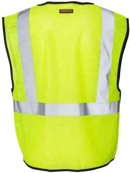 Kishigo 1535 1536 one Pocket Breakaway Vest Lime