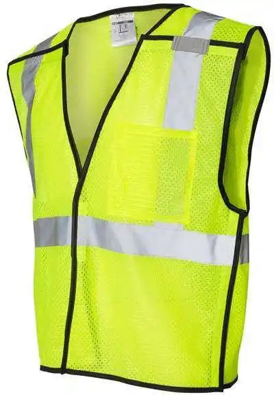 Kishigo 1535-1536 One-pocket Breakaway Vest - Lime