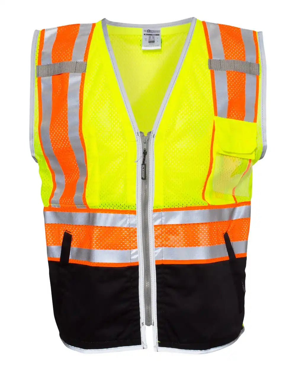 Kishigo 1543-1544 Premium Brilliant Series® Ultimate Reflective Vest - Lime - m