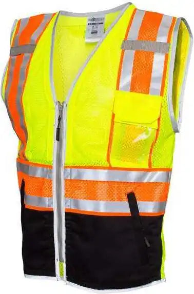 Kishigo 1543 1544 Premium Brilliant Series Ultimate Reflective Vest Lime