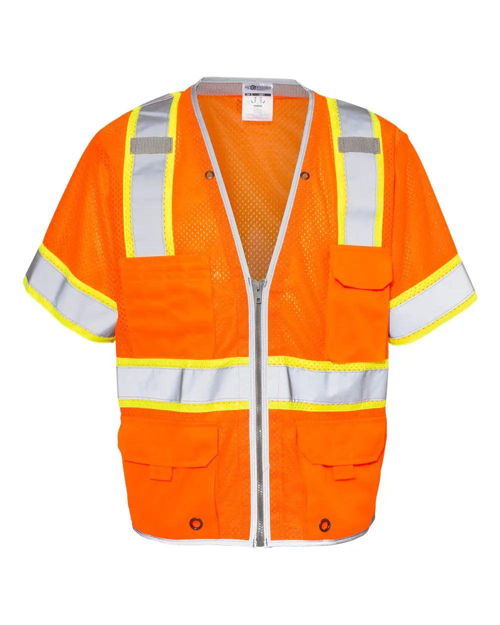 Kishigo 1550-1551 Premium Brilliant Series® Heavy Duty Class 3 Vest - Orange - Forest / s
