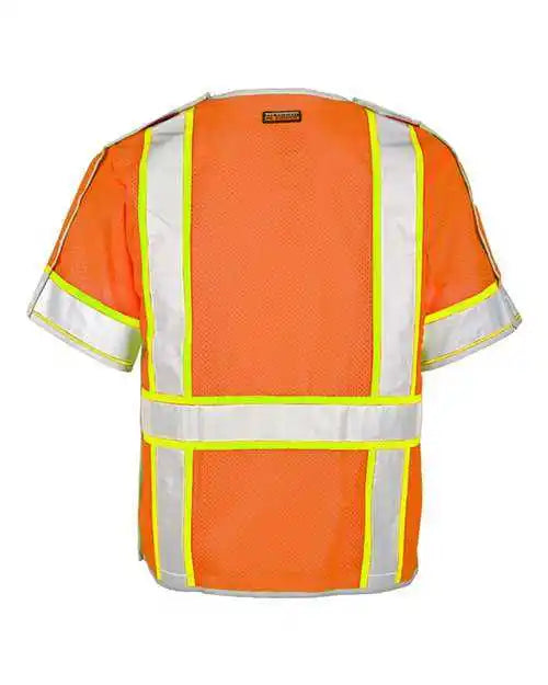 Kishigo 1552-1553b Premium Brilliant Series Breakaway Class 3 Vest - Orange