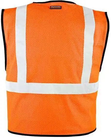 Kishigo 1571-1572 Hook & Loop Mesh Vest - Orange