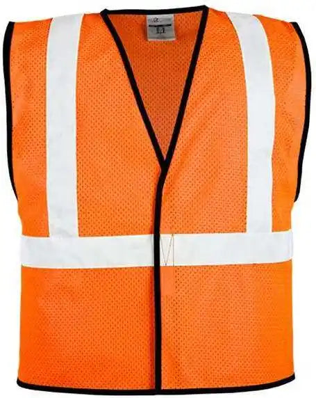 Kishigo 1571-1572 Hook & Loop Mesh Vest - Orange