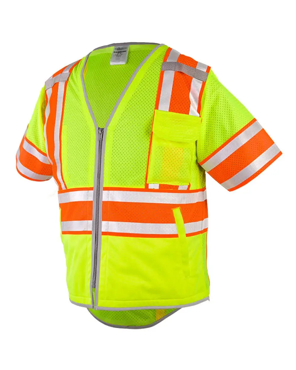 Kishigo 1573-1574 Premium Brilliant Series Ultimate Reflective Class 3 Vest - Lime