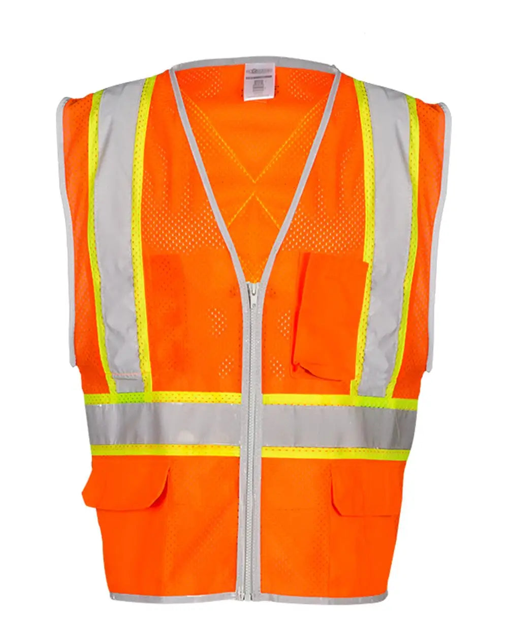 Kishigo 1576-1577 Premium Brilliant Series® x Back Dual Compliant Vest - Orange - Forest / S/m