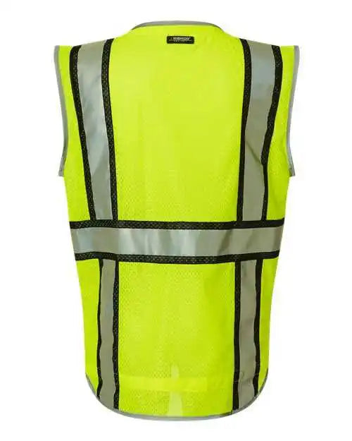 Kishigo 1584 Premium Brilliant Series Ultimate Reflective Vest - Lime