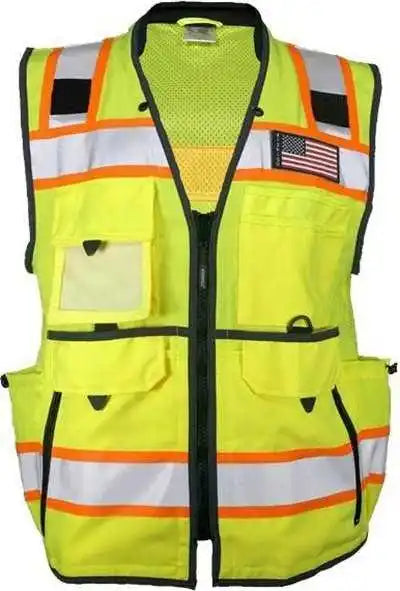 Kishigo 1823 Ultimate Construction Class 2 Vest - Lime