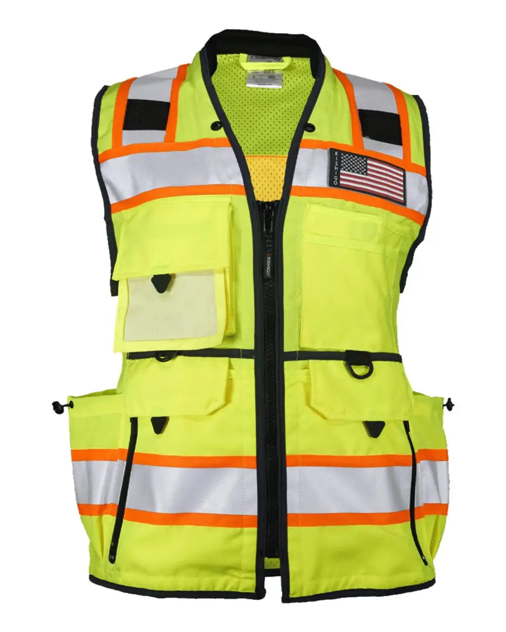 Kishigo 1824 Women’s Ultimate Construction Class 2 Vest - Lime / s