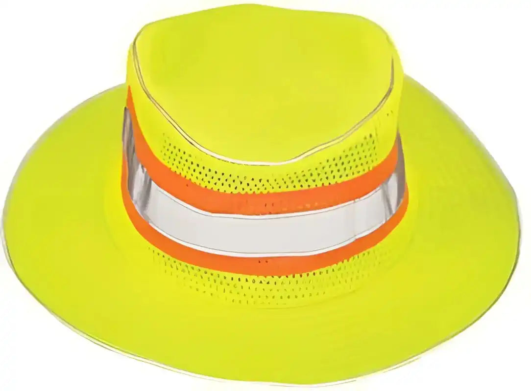 Kishigo 2822 2825 Full Brim Safari Hat Lime / Adult L/xl