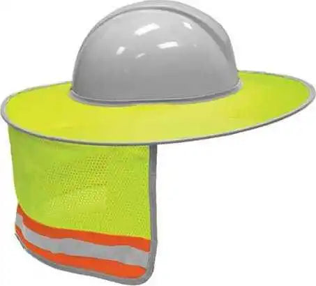 Kishigo 2873-2874 Full Brim Sun Shield - Lime - one Size Fits Most
