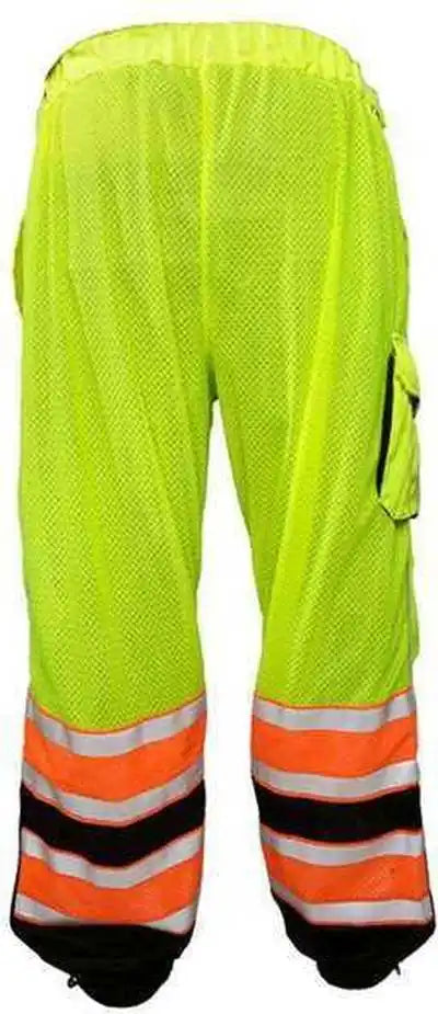 Kishigo 3173 Premium Brilliant Series Ultimate Reflective Mesh Pants - Lime