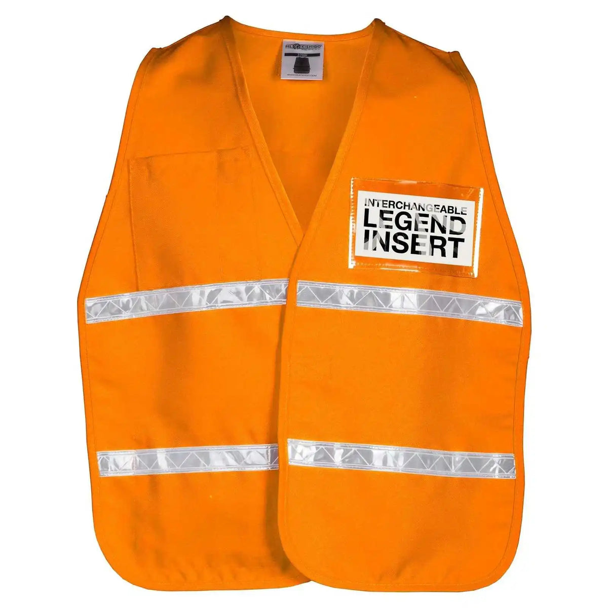 Kishigo 3700 Series Incident Command Vest 3712i Orange Forest / one Size Fits Most