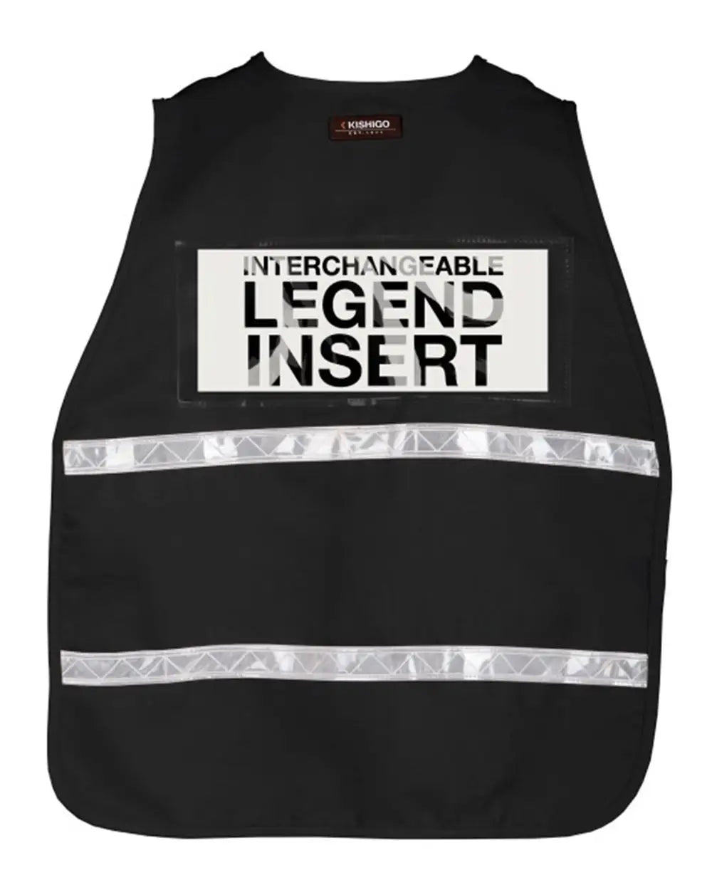 Kishigo 3700ml 3700 Series Incident Command Vest - 3702i Black - 3702i / one Size Fits Most