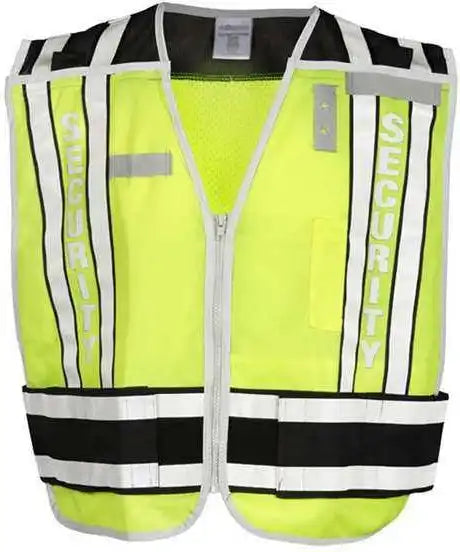 Kishigo 4007bz Security Vest Lime Black