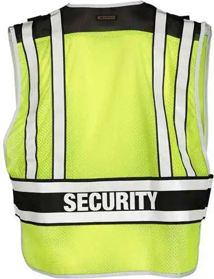 Kishigo 4007bz Security Vest Lime Black