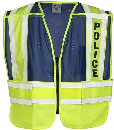 Kishigo 8051bz Police Vest - Lime Blue