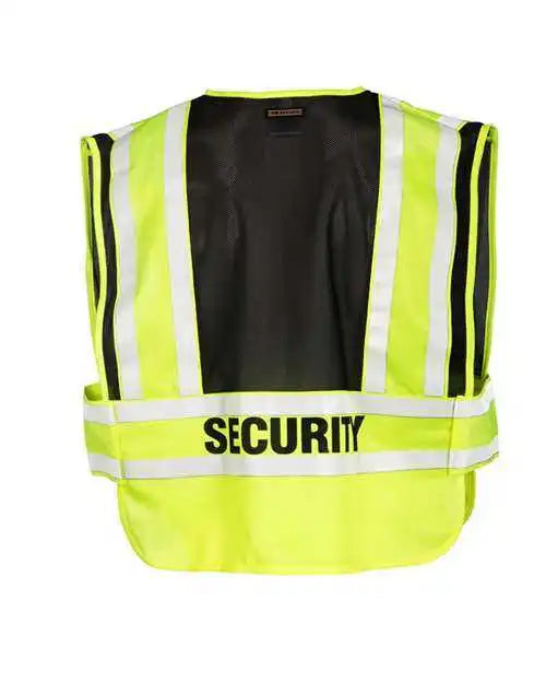 Kishigo 8055bz Security Vest - Lime Black